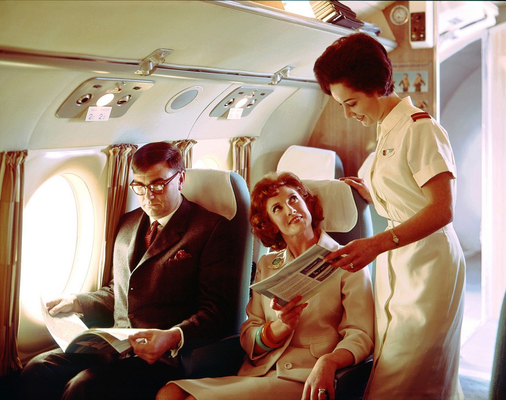 Archives New Zealand airline stewardess in 1959