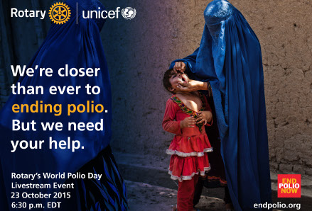 World Polio Day, photo by Rotary International