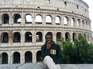 Paul Yonga at the Colosseum