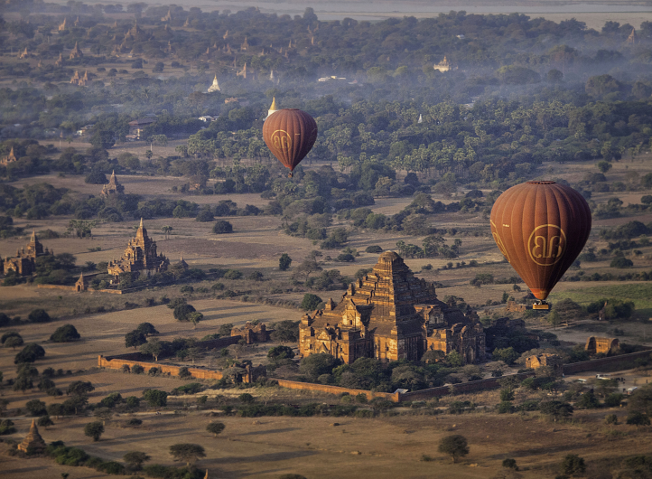 Balloons in sky